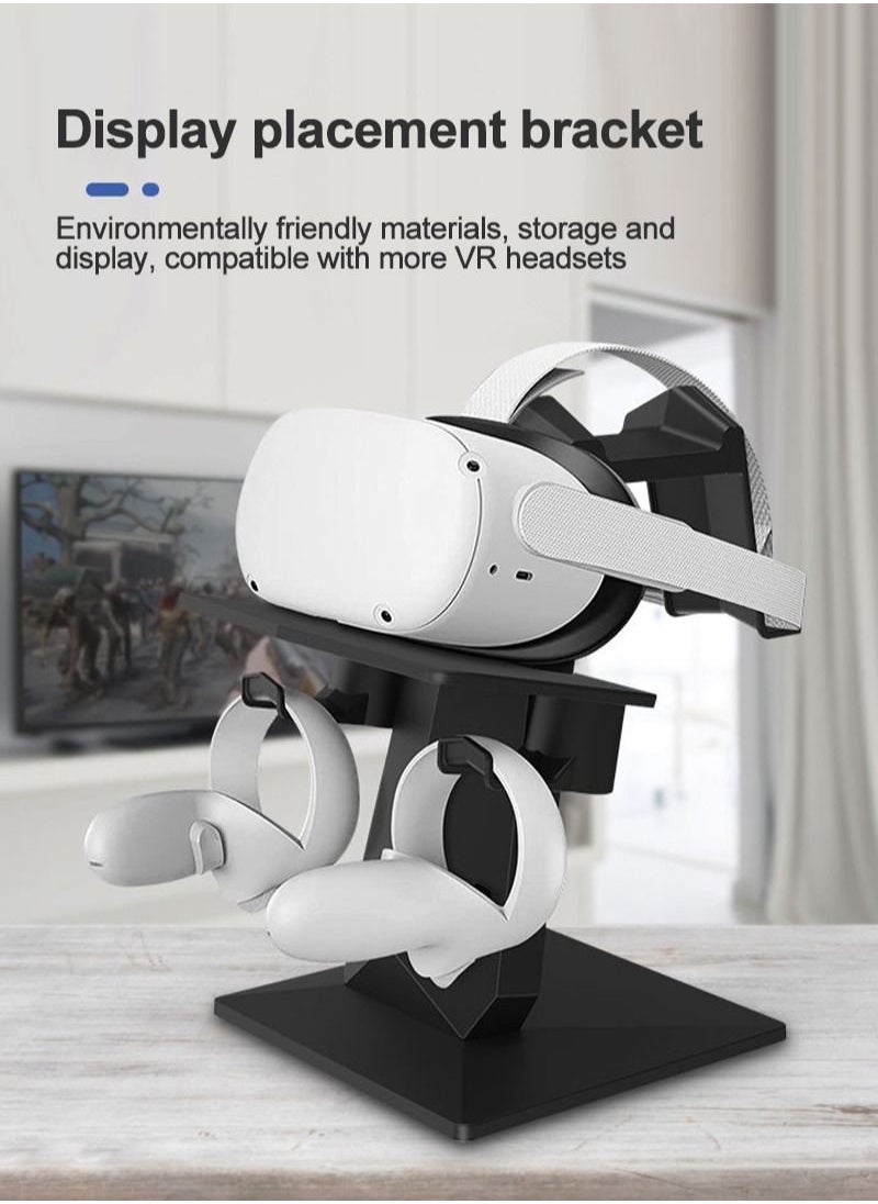 Flash Hawk - VR Headset Holder VR Display Stand for Oculus Quest 2/PSVR2 Black - Image 1
