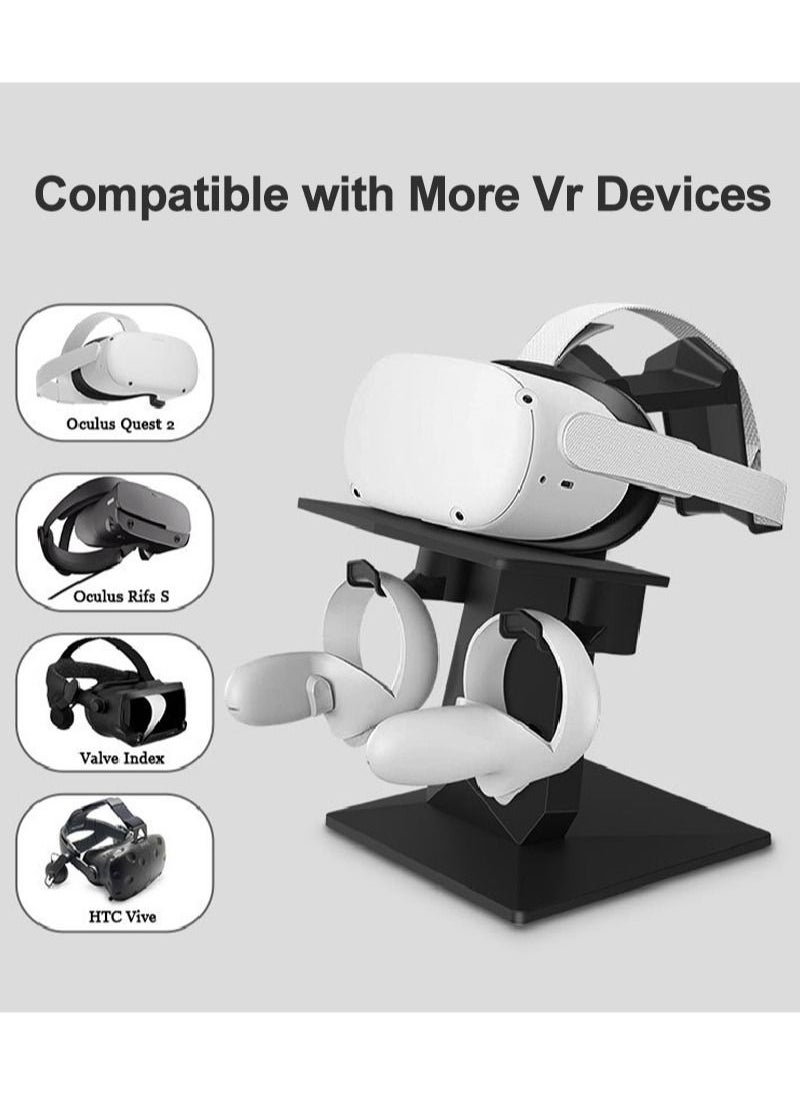 Flash Hawk - VR Headset Holder VR Display Stand for Oculus Quest 2/PSVR2 Black - Image 1