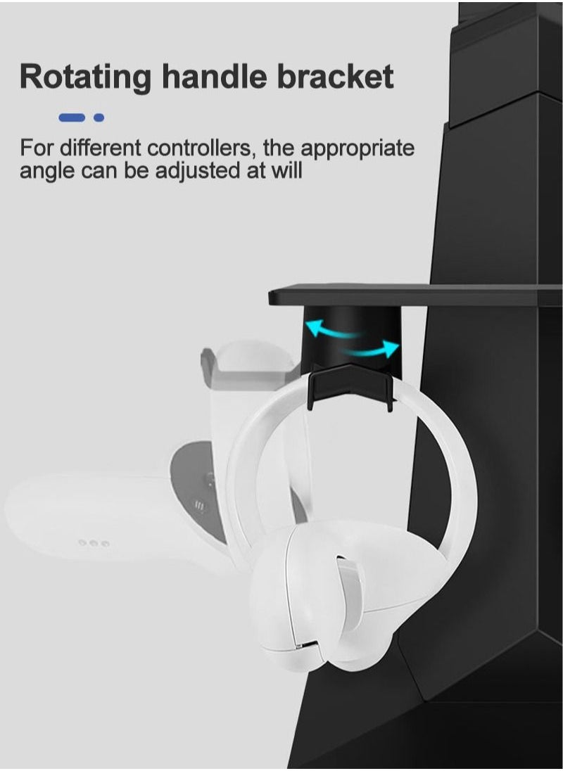 Flash Hawk - VR Headset Holder VR Display Stand for Oculus Quest 2/PSVR2 Black - Image 1
