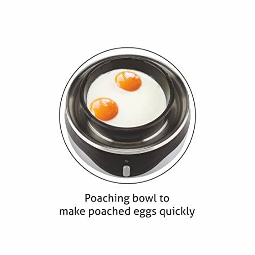 Glen Egg Boiler 7 Egg, 1 Poaching Cup, Auto shut Off, 350W GREY (SA3030EB7) - Image 5