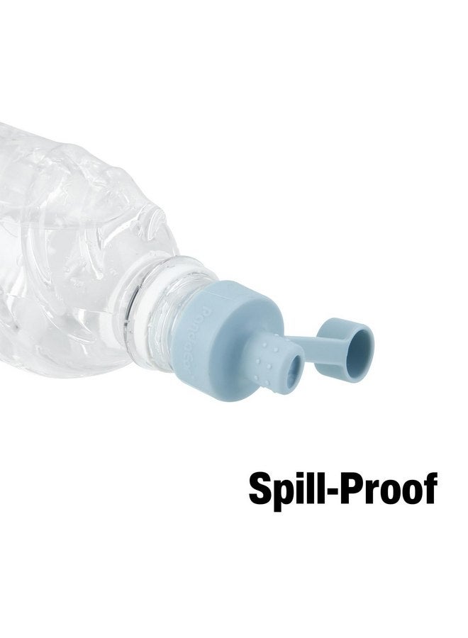 PandaEar 6 Pack Updated Silicone Water Bottle Cap, Baby No Spill Bottles Top Spout Adapter for Toddlers Kids, BPA Free & Leak-Proof -Multicolor - Image 5