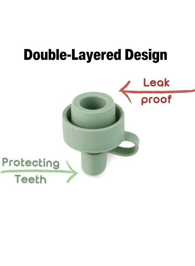 PandaEar 6 Pack Updated Silicone Water Bottle Cap, Baby No Spill Bottles Top Spout Adapter for Toddlers Kids, BPA Free & Leak-Proof -Multicolor - Image 4