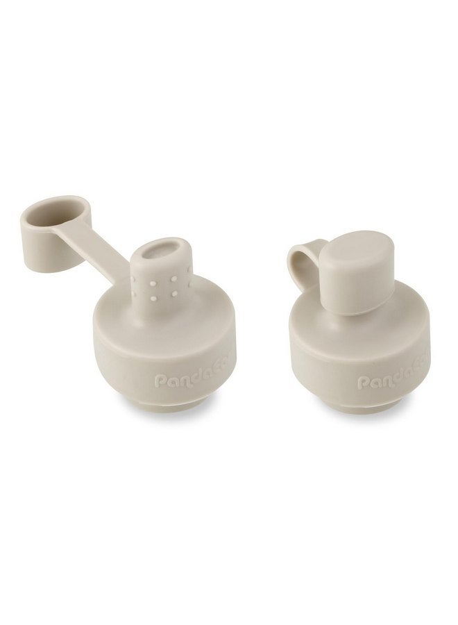 PandaEar 6 Pack Updated Silicone Water Bottle Cap, Baby No Spill Bottles Top Spout Adapter for Toddlers Kids, BPA Free & Leak-Proof -Multicolor - Image 2