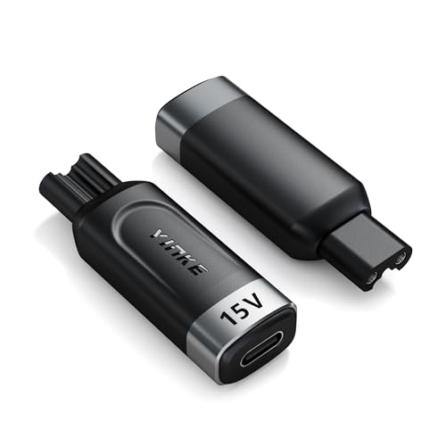 Yinke 15V HQ8505 TypeC Shaver Adapter Charging Converter for Philips Norelco 770075007400 35005300 Series OneBlade QP6520 QP6530 QP6510 USBC Shaver Charger Converter without Charger Cord 1 PC - Image 1