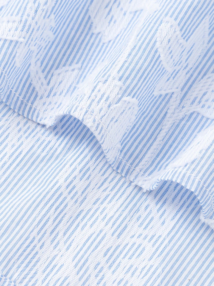 بالابالا فستان مخطط بتطريز للبنات - Image 2