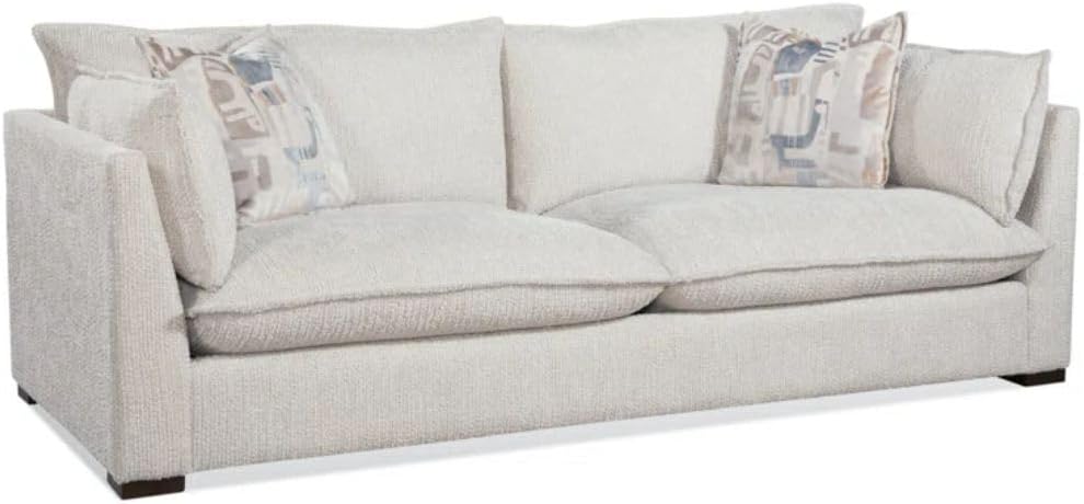 Modern 96" Flared-Arm Upholstered Sofa