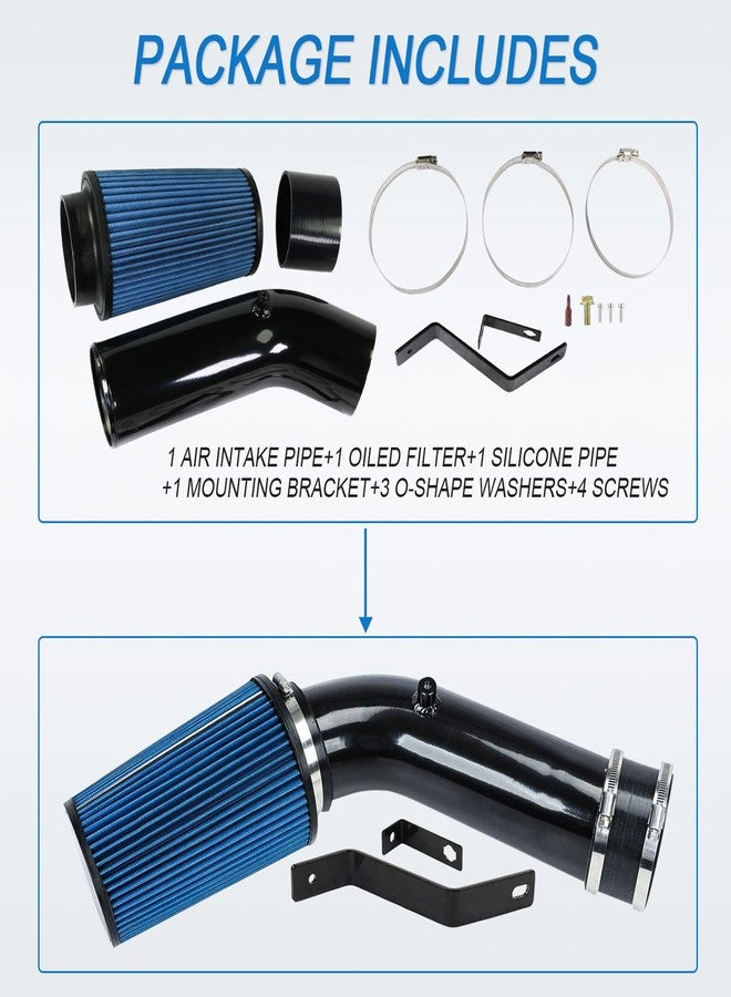 LDMINDA Oiled Cold Air Intake 7.3 Diesel Kit Air Intake Pipe With Oiled Filter Replacement For Ford F250 F350 F450 Super Duty 7.3L Powerstroke Diesel (1999.5-2000 2001 2002 2003) - Image 5