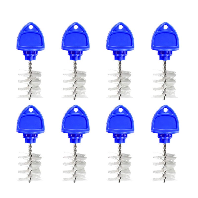 MRbrew ã€8 PCSã€‘MRbrew Beer Tap Plug Brush, Beer Faucet Tap Brush Plug for Beer Faucet Draft Beer Tap Cleaning Plug Brush Kit with Beer Faucet Brush Cap for Most Standard American Draft Beer Faucet - Image 1