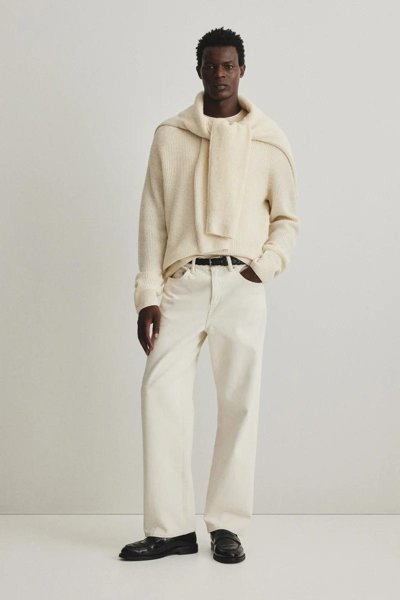 H&M Regular Fit Rib-knit wool jumper