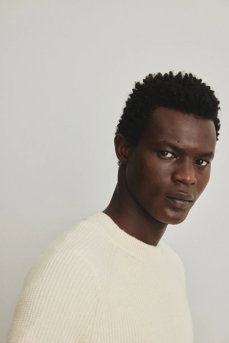 H&M  Regular Fit Rib-knit wool jumper for Men | Best Price UAE