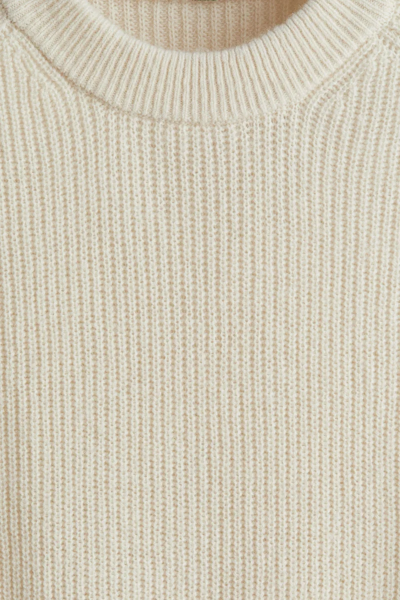 H&M  Regular Fit Rib-knit wool jumper for Men | Best Price UAE