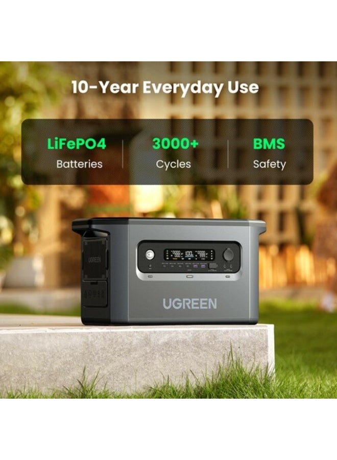 UGREEN Portable Power Station LiFePO4 Battery Solar Generator | 2300W 2048Wh - Image 4