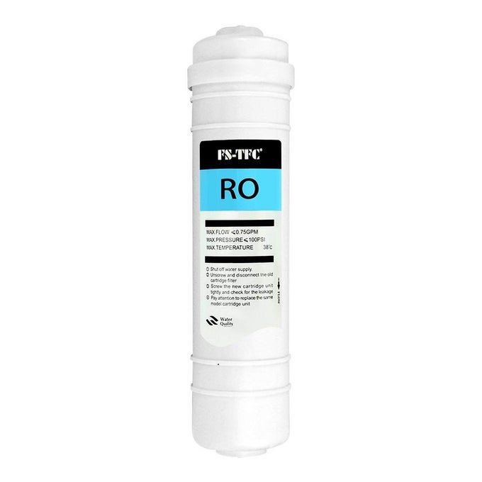 FSTFC INLINE REVERSE OSMOSIS MEMBRANE 100 GPD WITH 14 QUICK CONNECT FOR UNDER SINK REVERSE OSMOSIS WATER SYSTEM