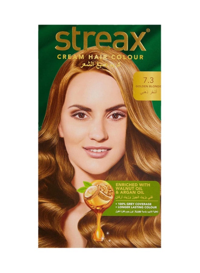 Streax لون شعر لامع للغاية أشقر ذهبي 7.3 50 مل - Image 1