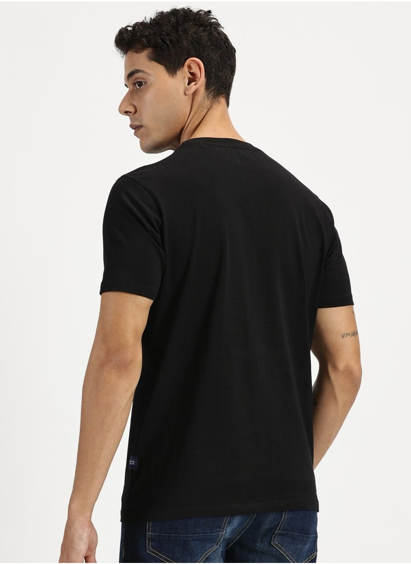 Simple & Rare Premium Stretch Cotton T-Shirt with Color-Changing Print  - Image 3