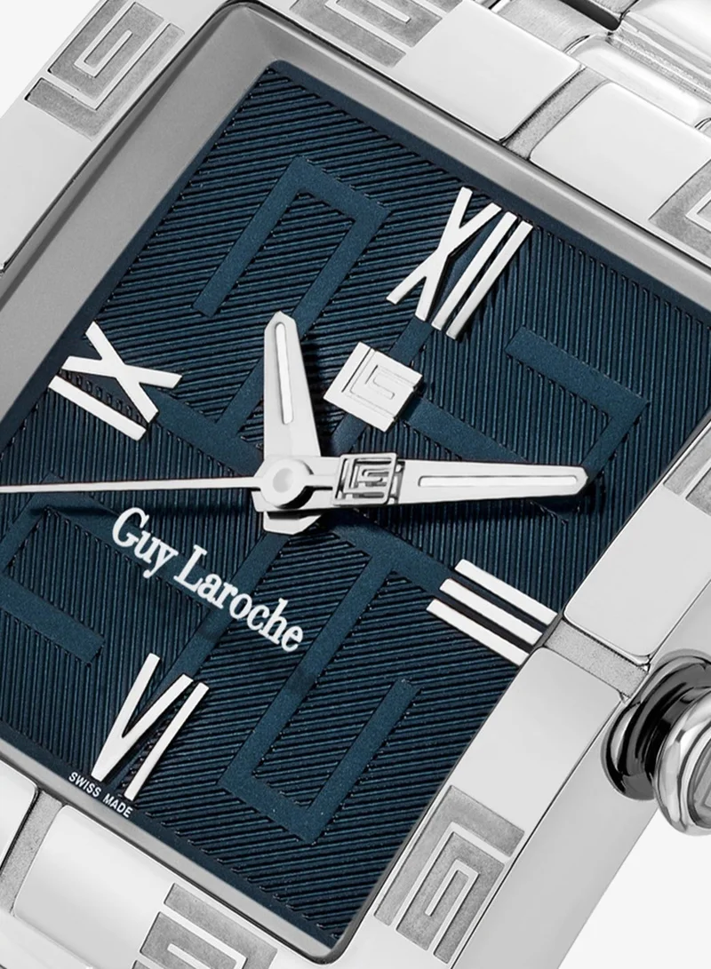 Guy Laroche  Camille Blue Dial & Stainless Steel Bracelet Swiss Made Watch for Men 31mm for Men | Best Price UAE