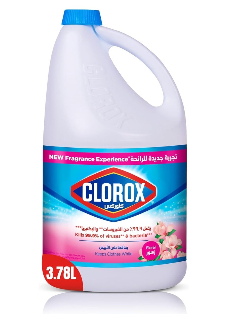 Clorox Liquid Bleach Floral Scent 3.78Litre - Image 1