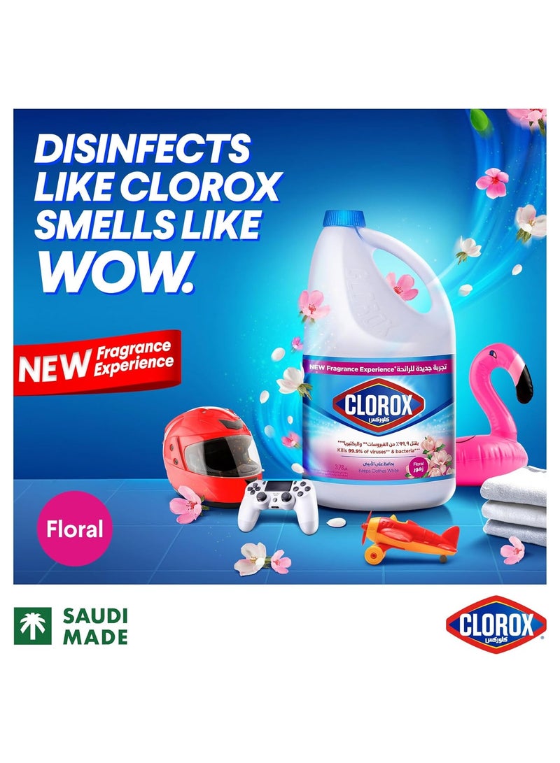 Clorox Liquid Bleach Floral Scent 3.78Litre - Image 3