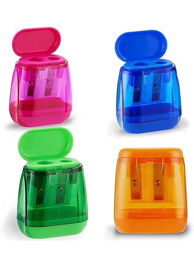 Generic Colored Pencil Sharpener 4 Pcs  - Image 1