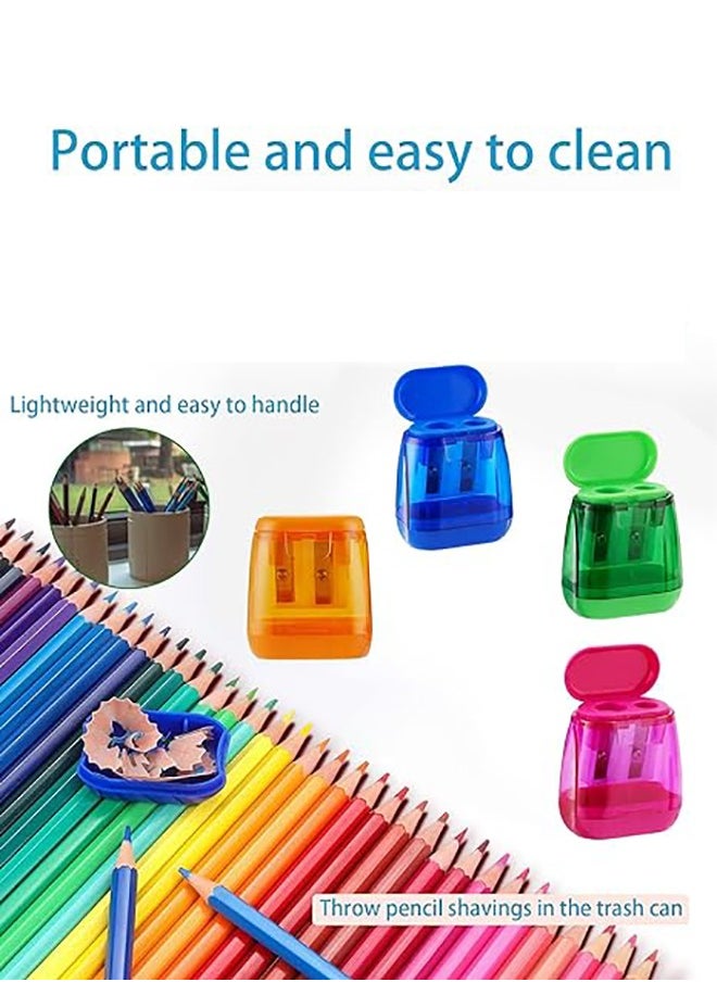 Generic Colored Pencil Sharpener 4 Pcs  - Image 3
