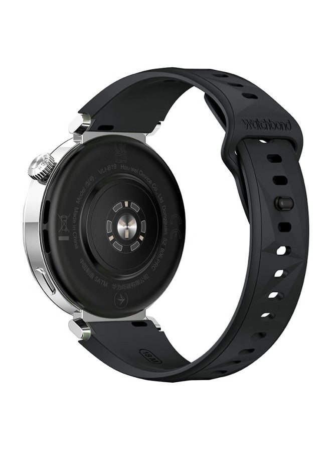 watchbond Watchband For Huawei Watch Gt4 41mm Women's Fkm Fluororubber Watchband Gt5/gt5pro Universal 18mm Smart Sports Watch Wristband Accessory - Image 2