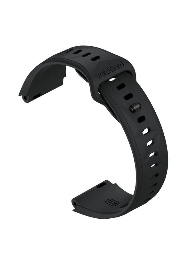 watchbond Watchband For Huawei Watch Gt4 41mm Women's Fkm Fluororubber Watchband Gt5/gt5pro Universal 18mm Smart Sports Watch Wristband Accessory - Image 4