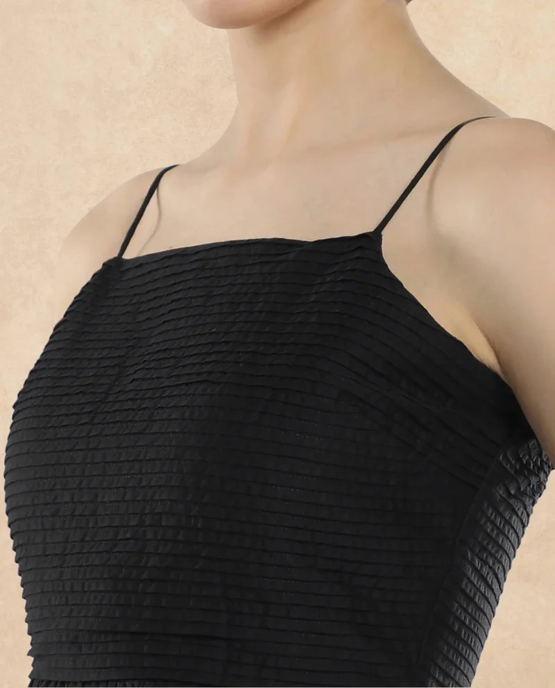 ريريزم Women's Maxi Tier Dress With Cut Out Detail