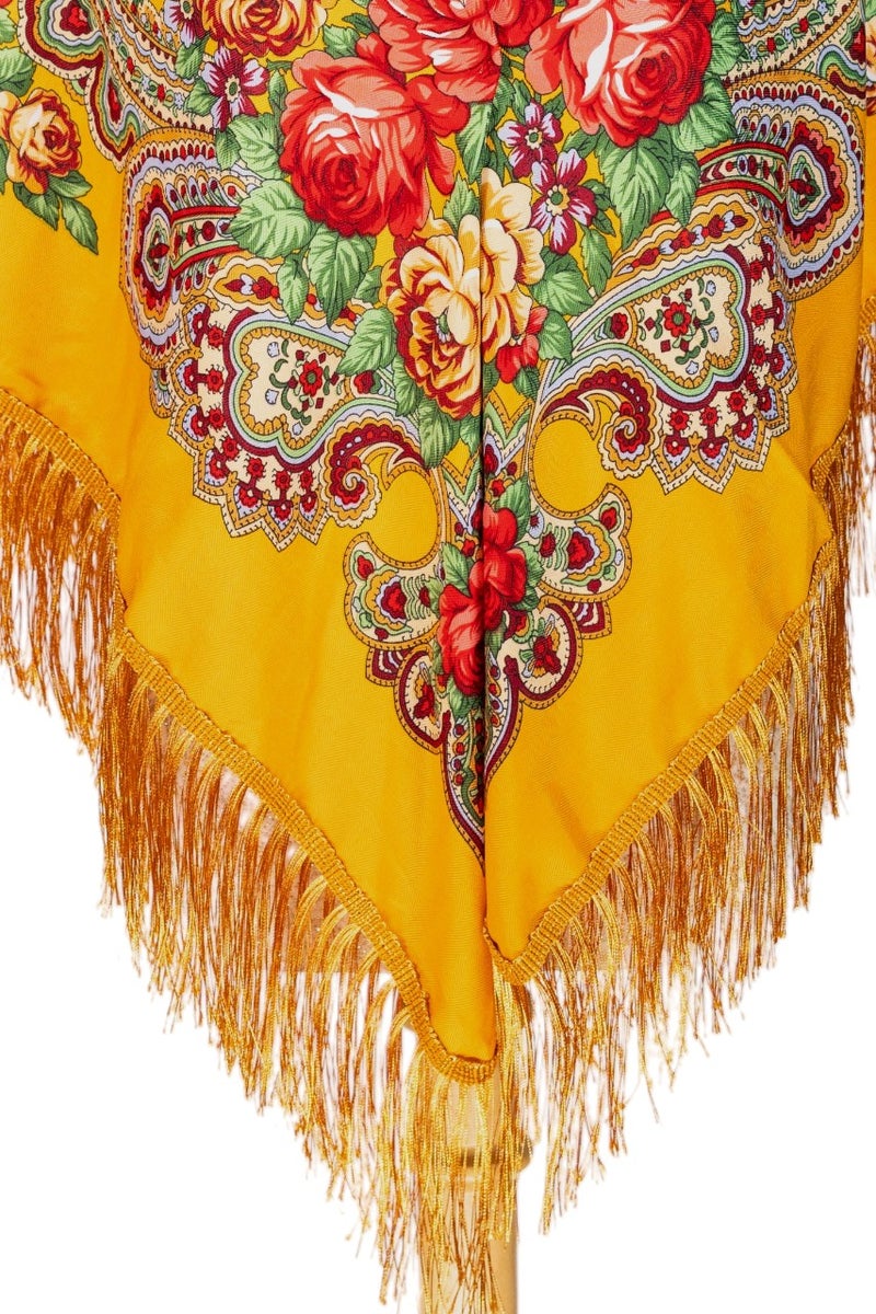 دىدانيالا شال جولييا نسائي قطن بشراريب على الطراز الشرقي الأوروبي - Image 3