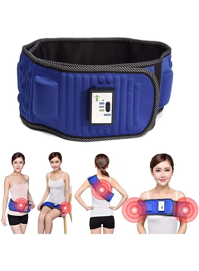 Arabest Portable Electric Fitness Vibrating Slimming Belt  Weight Loss Device Waist Massager  - Image 1