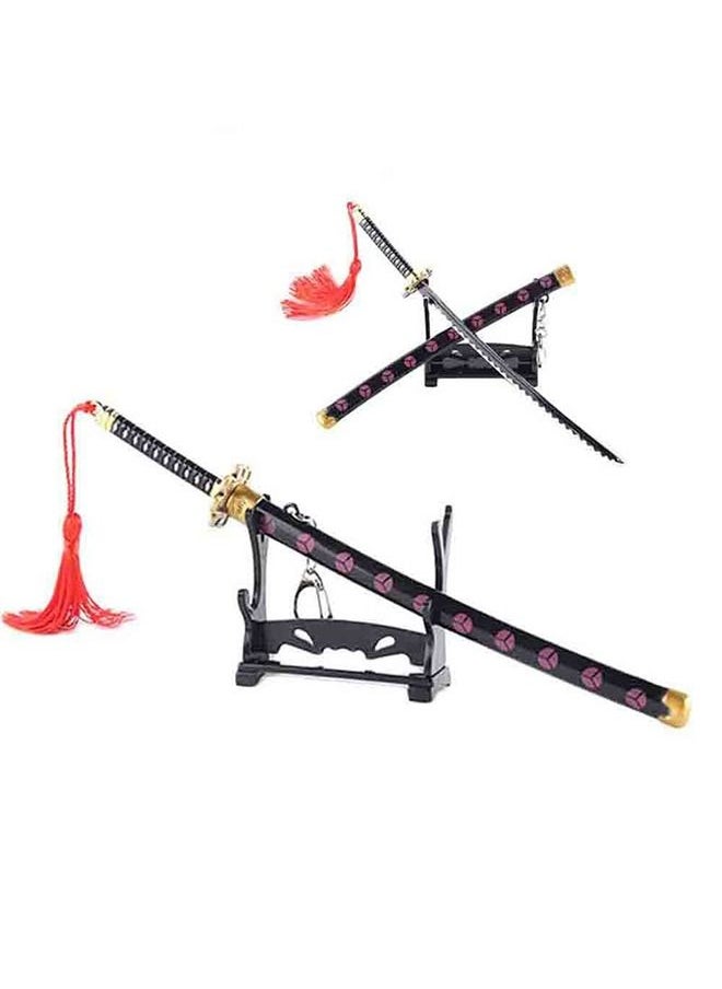 null - Roronoa Zoro Shusui With Display Rack Sturdy Composition And High Durability 28.2x8.4x2.8cm - Image 1
