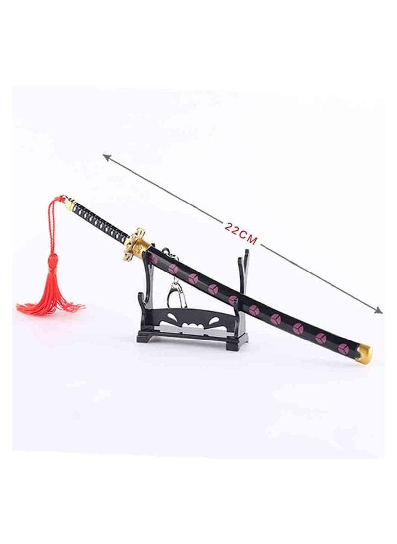 null - Roronoa Zoro Shusui With Display Rack Sturdy Composition And High Durability 28.2x8.4x2.8cm - Image 1
