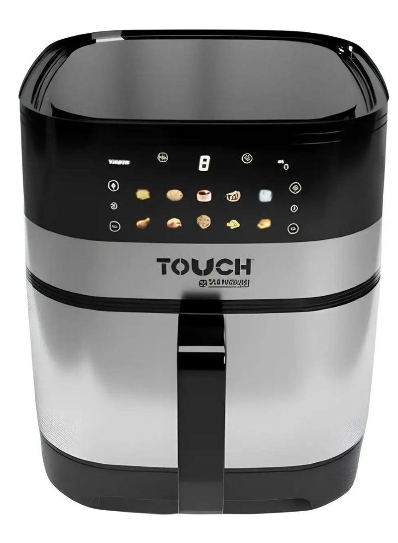 تاتش الزنوكي قلاية بدون زيت 8 لتر 2400 وات + كبة زجاج 1 لتر 700 وات هديه - Image 2