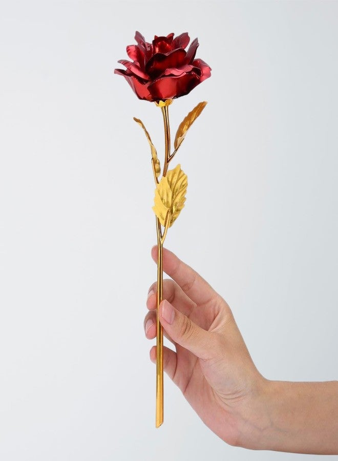 ascension Plastic Red Rose for Valentine Day Gift Artificial Flower Valentine Gifts for Girlfriend Boyfriend Husband Wife Valentine Week Rose Day Gifts Rose Flower for Loved Once - Image 3