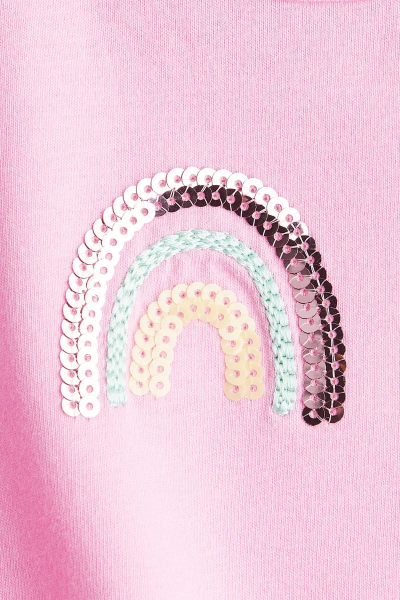 H&M Sequined cotton top