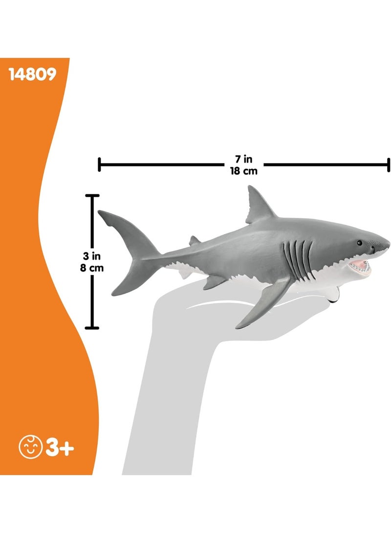 Schleich تمثال سمكة القرش البيضاء العظيمة من شلايش - Image 5
