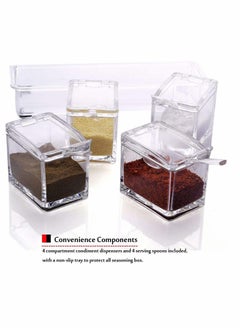 KASTWAVE Znworld Spice Box (Clear, 4 Pieces)  - Image 5