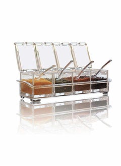 KASTWAVE Znworld Spice Box (Clear, 4 Pieces)  - Image 1