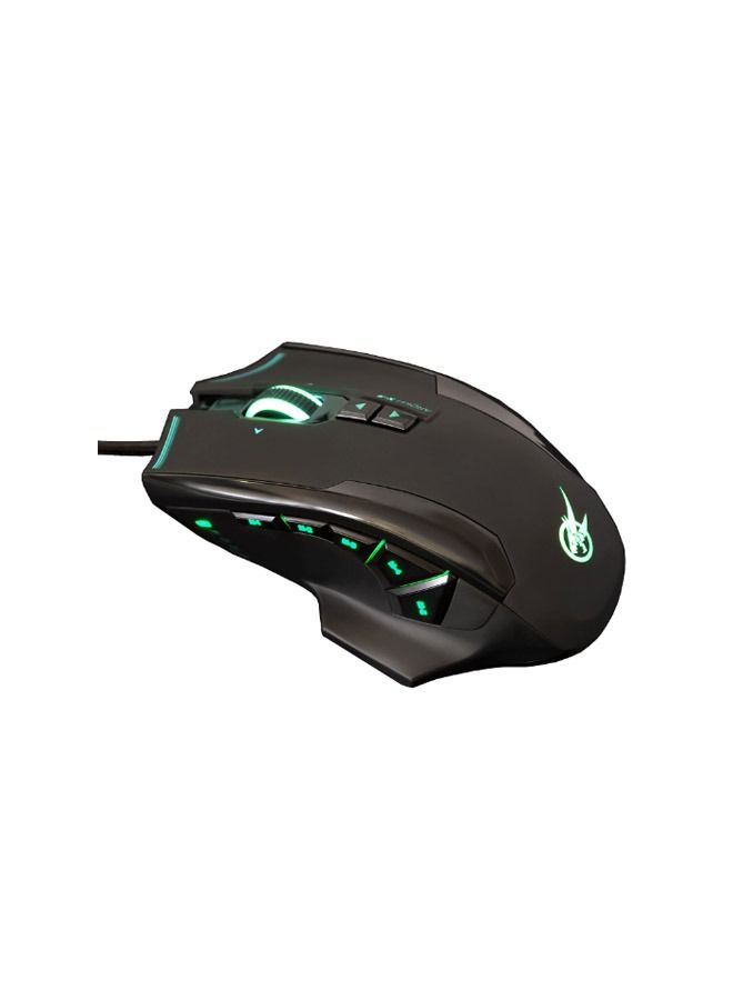Port Connect Gaming Mouse Arokh X-3-12 Buttons 8200DPI Laser Gaming Mouse - Image 2