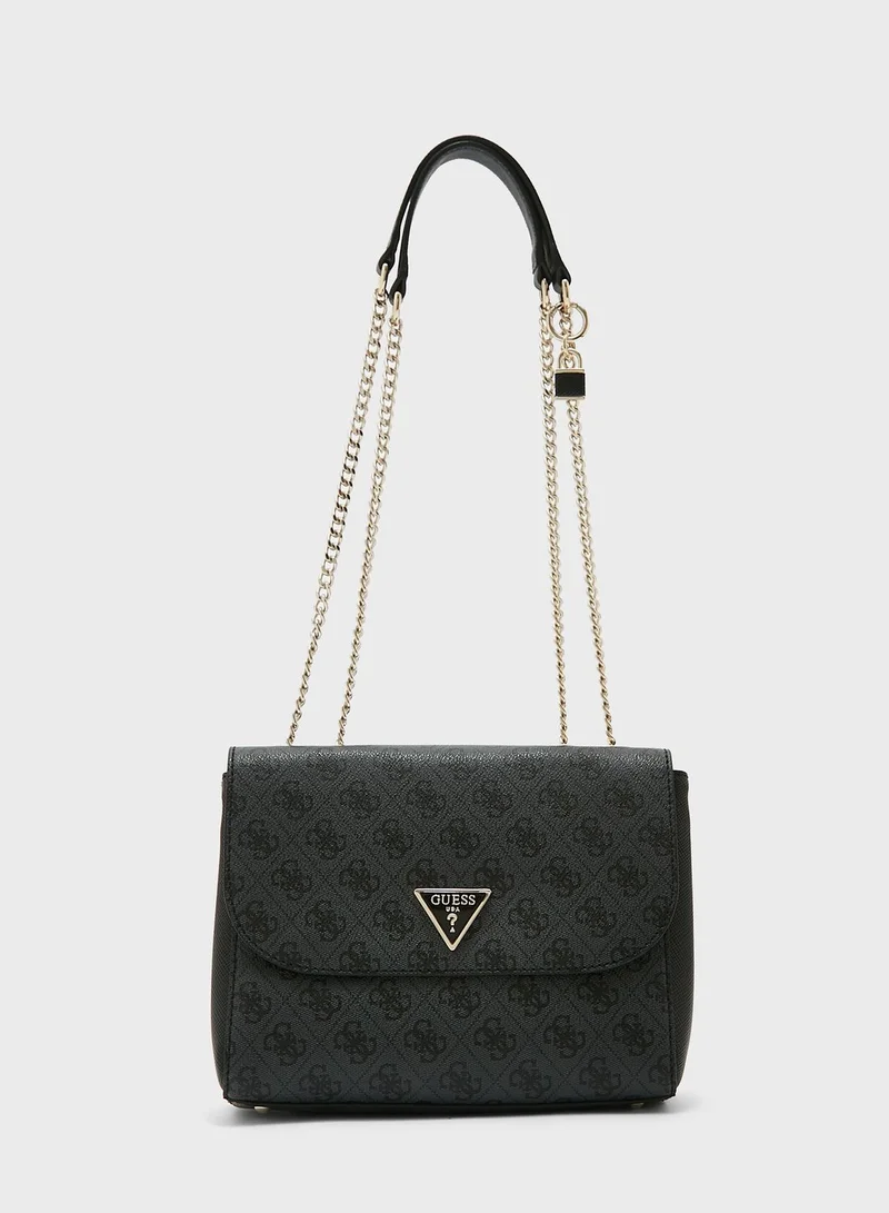 GUESS Cordelia Logo Flap Over Crossbody