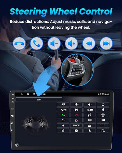 Jufodrca Car Radio for Mazda 3 2010-2013: 4+64G Android 13 Stereo, Wireless CarPlay & Android Auto Headunit, 9" Touchscreen GPS Navigation, Bluetooth 5.4, FM, SWC - Image 5