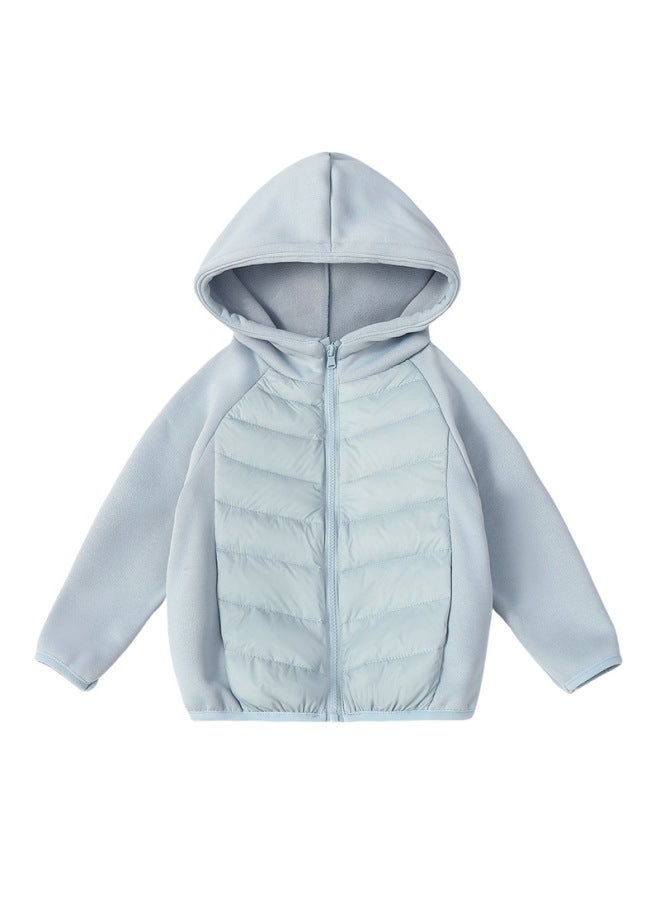 Autumn And Winter Men's Women's Children Kids Hooded Down Jacket Coat Middle And Older Children Hoodie Warm Short Style New