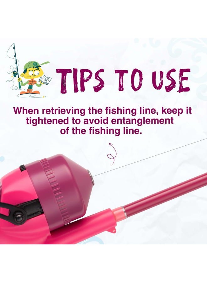 WIDDEN Kids Fishing Pole, Telescopic Fishing Rod, Toddler Collapsible Fishing Rod and Reel Combo with Tackle Box, Fishing Line, Bobber, and Soft Lures for Boy, Girl, Youth, Beginner, Over 4 Years Old - Image 5