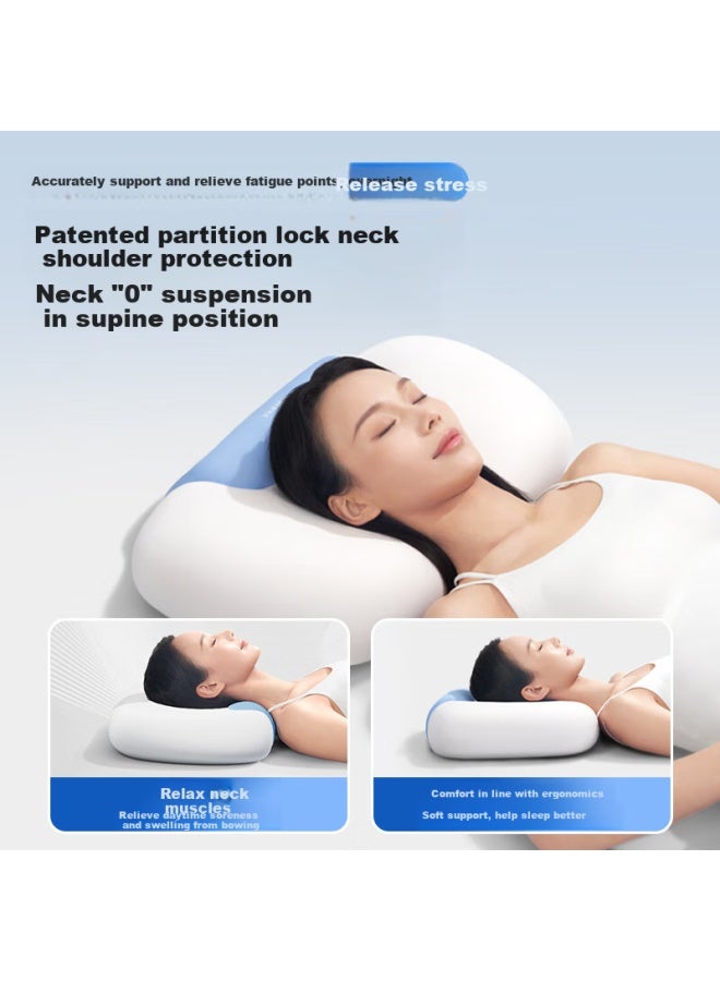 Silayi Sulaiyi Deep Sleep Cervical Pillow For Adults, Ergonomic Memory Foam Pillow For Neck Pain Relief - Image 2
