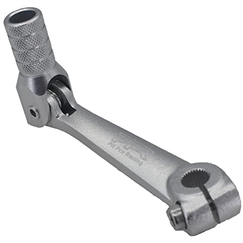 PPR PIT PRO RACING Kayo CNC Aluminum Foldable Gear Shift Fit for T2 T4 T4L TTR 125 Zonshen 250cc ATVPedal Shift Lever Silver - Image 1