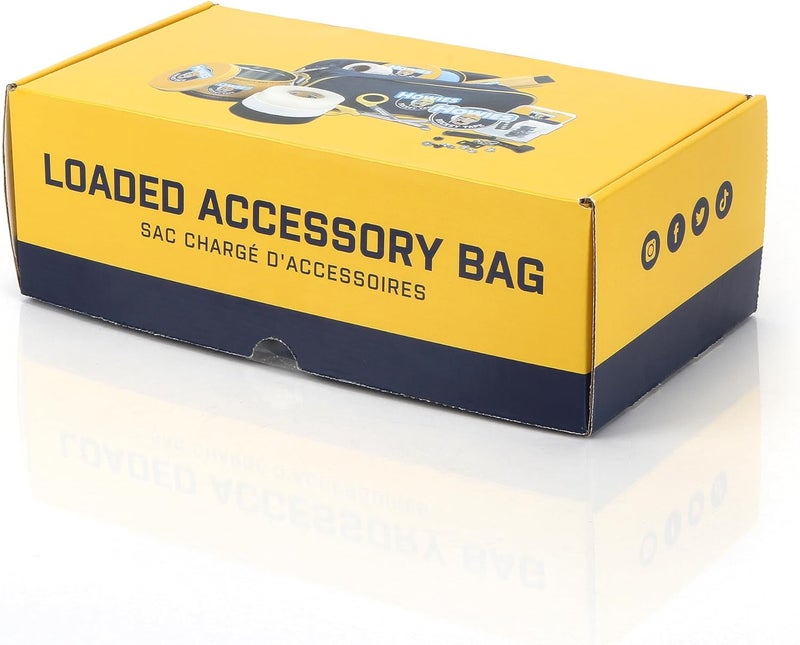 Howies Hockey Loaded Accessory Bag – Includes Stick, Grip, and Shin Pad Tape, Helmet Repair Kit, Fine Skate Stone and More! Ultimate Travel Bag and Gift for Hockey Players & Fans. - Image 4