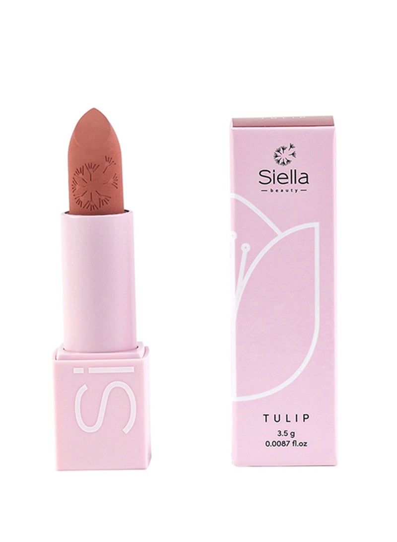 Siella Beauty Tulip Flower Power Matte Lipstick Upto 10hr Long Lasting Lipstick Made In Italy - Image 2