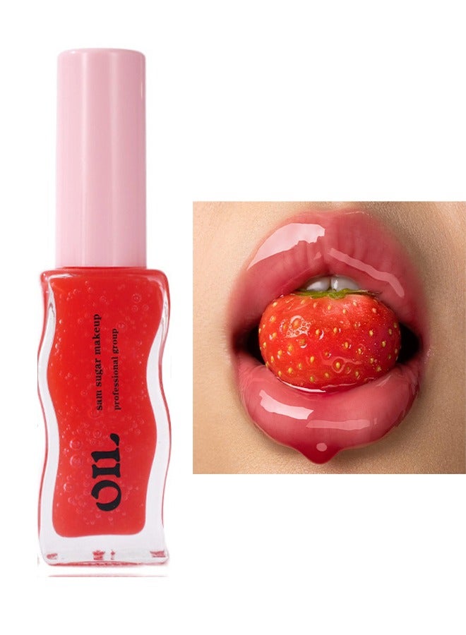 سكر سام زيت الشفاه الذهبي اللامع - زيت الشفاه المنقوع بالعسل ، يمنع جفاف الشفاه وتشققها ، تركيبة طبيعية #05 - Image 1