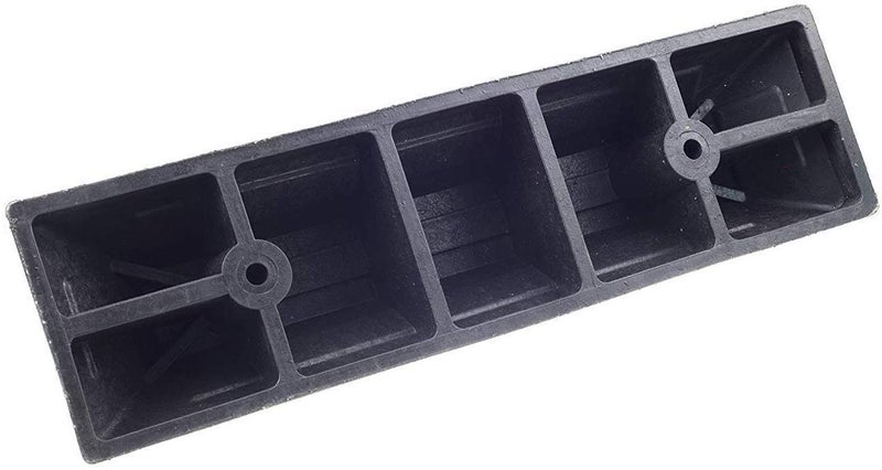 Genubi Industry Rubber Curb, Black Heavy Duty Parking Blocks Parking Target with Yellow Refective Stripes, Wheel Stop Stoppers for Car, Truck, RV, Trailer, and Garage, 2 Pack Professional Grade - Image 5