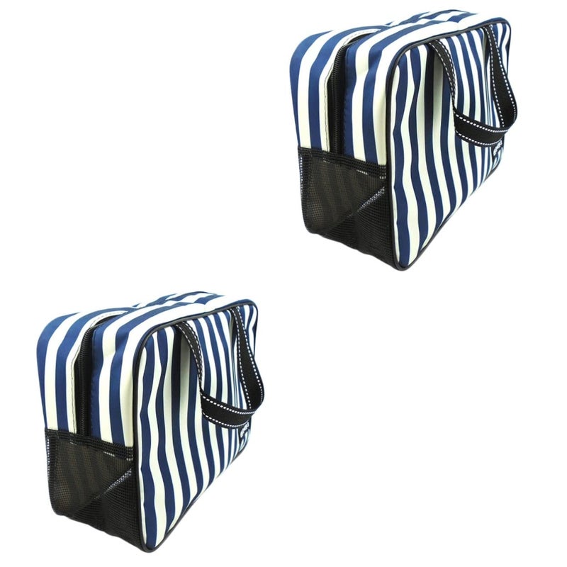 Large Capacity Travel Toiletry Bag Set Of 2 Pcs 28x20cm Waterproof Shower Organizer - Image 2