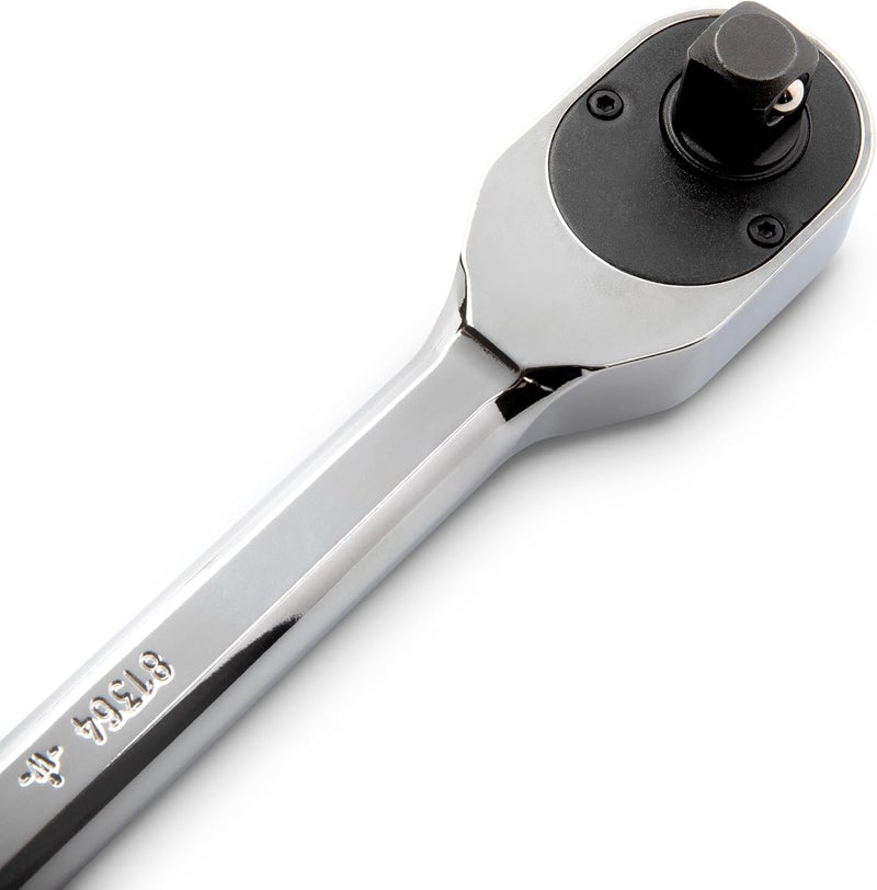 GEARWRENCH 12 Drive 120XP Full Polish Chrome Extra Long Handle Teardrop Ratchet  81364XP - Image 2